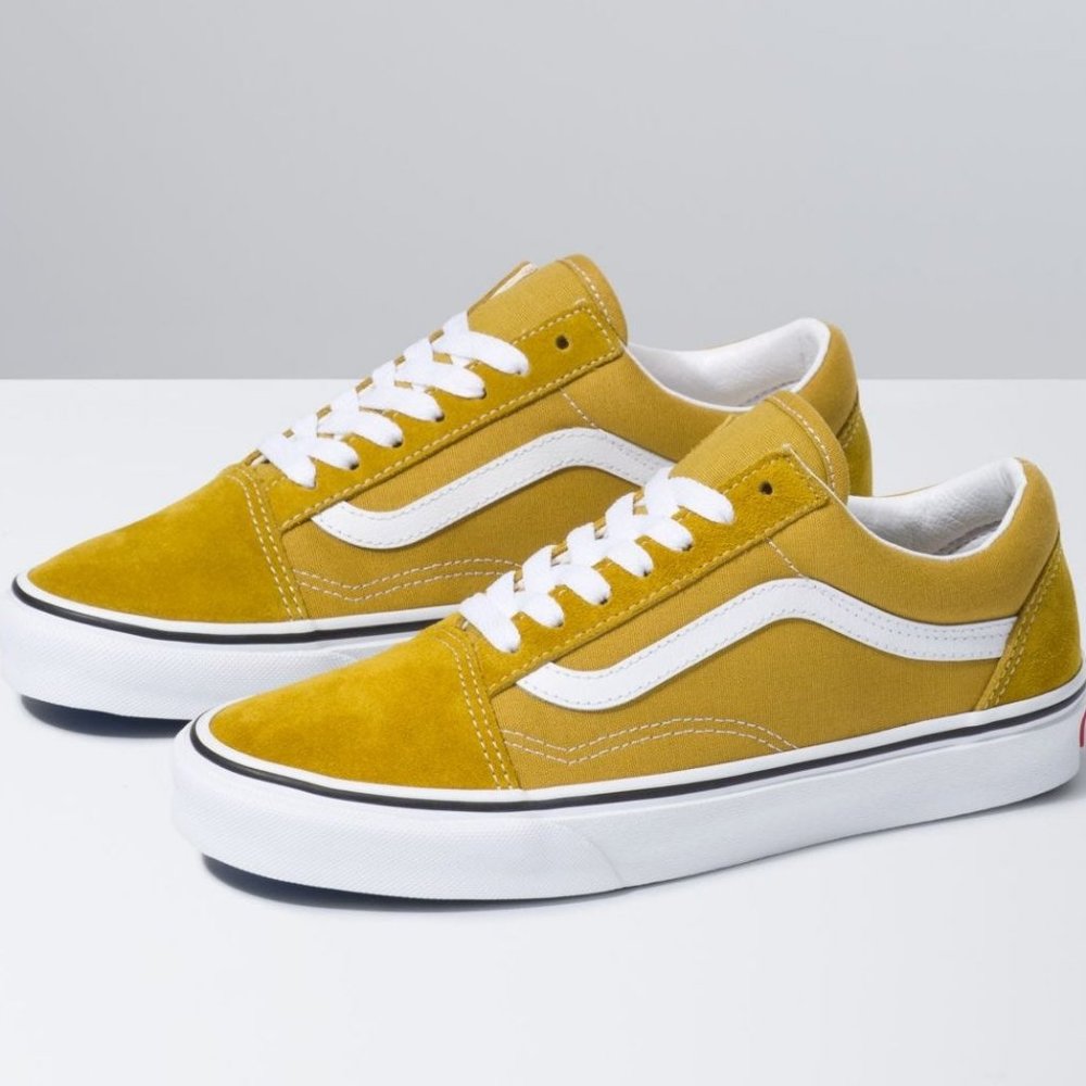 COPY - Old Skool Vans Yellow/Green